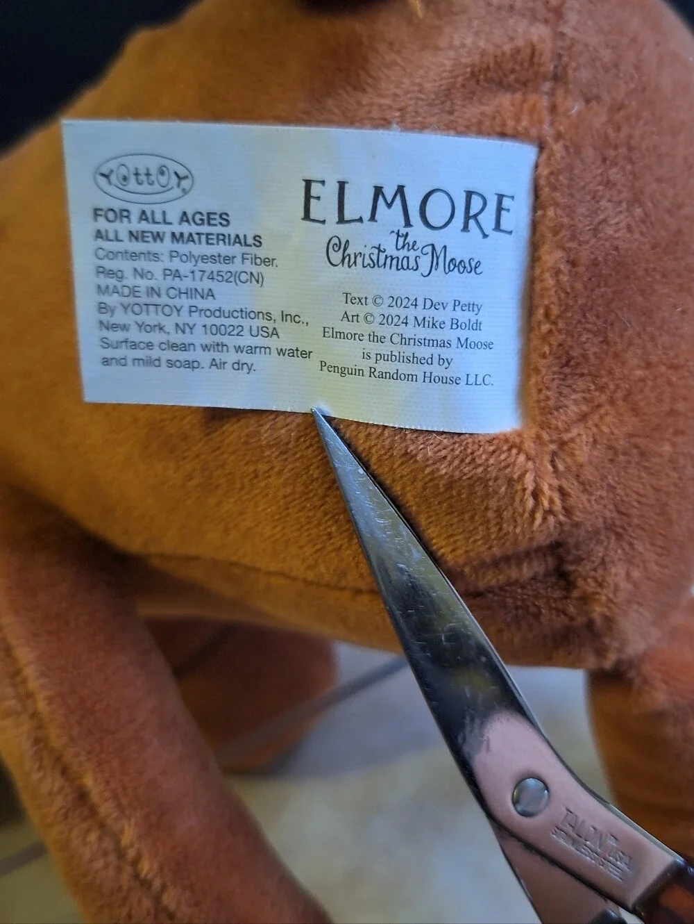 Elmore The christmas Moose Dev Petty Book And Character Plush Moose Kohl's Cares